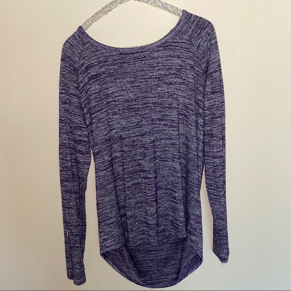 Purple Athleta Long-sleeve Shirt
